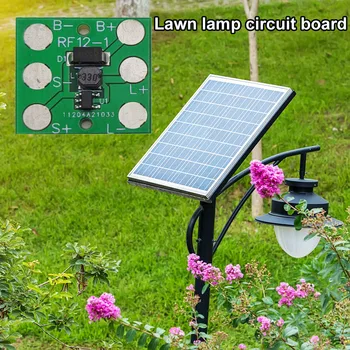 1.2 V Gerador Solar Controlador de Carga de Bateria Ni-MH Estrada da Lâmpada Módulo de Circuito para a Casa Solar da Paisagem da Luz