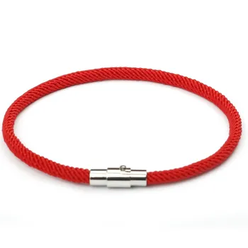 1 Pcs Vender Moda Punho Pulseiras de corda Vermelha Pulseira da Sorte Vermelho, feito a mão da Corda Pulseira da Sorte para Mulheres, Homens Jóias