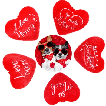 10/20/30PCS Amor de Cão Bowties Cão, Gato de Pelúcia Amor Arcos Dia dos Namorados Grooming Deslizáveis Cão de gravata borboleta para Cães Pequenos Acessórios