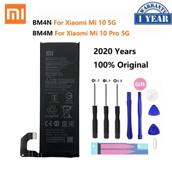 100% Original, Alta Qualidade BM4M BM4N Bateria do Telefone Para o Xiaomi Mi 10 Pro 5G Xiaomi 10Pro Mi10 5G de Substituição de Baterias Bateria