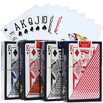 100% PVC58*88mm jogo de cartas novo padrão de plástico impermeável adultos cartas de jogar em casa desgaste-resistente