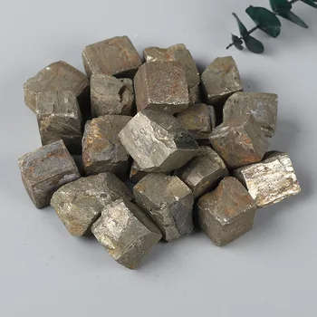 100g Natural Pirita Irregular de Pedra Amostra Enfeites para A Casa de Minerais, Pedras de Decoração para A Casa