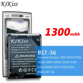 1300mAh Bateria Poderosa Para Sony Ericsson Z320i z550i K310i K320I T270i T280i T258 w200i Z300i Z310i z558i s800i BST-36 BST 36