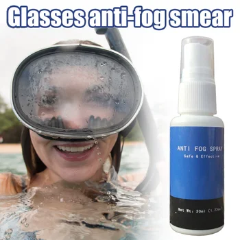 30ml de Óculos de Spray Anti Neblina Defooger Óculos de Lente Spray de Limpeza de Mergulho, Óculos de Natação Cleaer Ferramenta do Esporte de Água-Acessórios