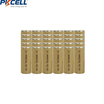 30PC PKCELL 1,2 V 2200mah Ni-Cd Sub C Recarregável Bateria SUBC Células de Fenda Elétrica da Broca de SC NiCd Baterias da Ferramenta de Poder 10C