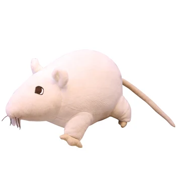3D simulado Rato Rato Animal de Pelúcia Macia Boneca Brinquedo Sofá Sofá Decoração de Ano Novo de Presente de Aniversário Enfeites de Mesa