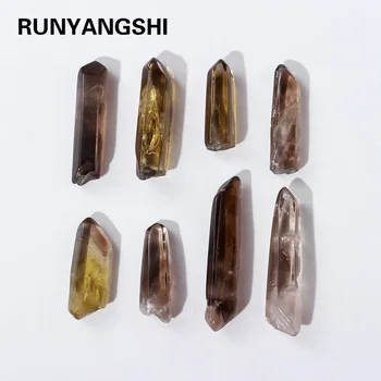 50g/Saco Natural Smokey cristal de quartzo único ponto de Chá de Cristal Áspero Mineral Amostra de Reiki de Cura de pedra