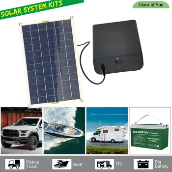 50W 800L/H Painel Solar Kit de Baixo nível de Ruído Brushless Solar, Bomba de Água Painel Fotovoltaico Fonte de Água 12V Suporte de Carregamento Rápido