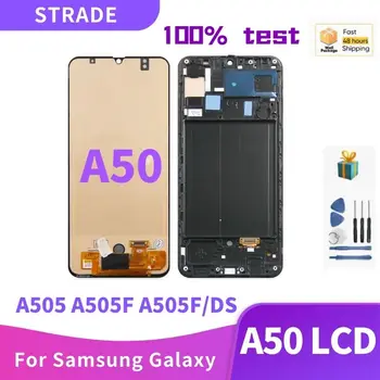 6.4 Polegadas A50 a Tela de Substituição do Quadro, para Samsung Galaxy A50 A505 A505F A505F/DS Digitas da exposição do Lcd da Tela de Toque