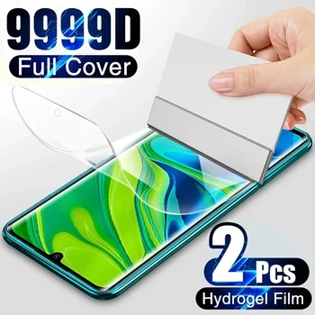 9999D Hidrogel Filme Para Xiaomi Redmi Nota 10 9 9 8 7 Pro 9A Nota 10 11 Pro Protetor de Tela mi 11T 10T 9T Poco X3 Pro Não de Vidro
