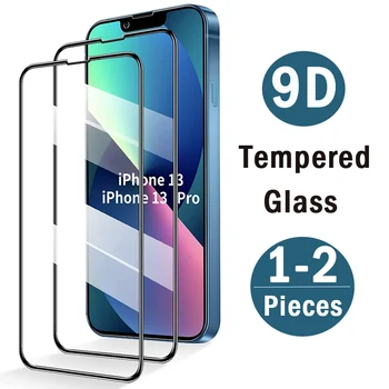 9D Completo de Proteção de Vidro Para o iPhone da Apple 13 12 11 mini Pro Max 14 Protetor de Tela do iPhone X XR XS Max 7 8 Mais 6 6s Vidro do Filme