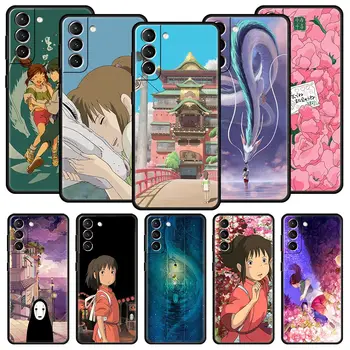 A viagem de chihiro Anime Case Para Samsung Galaxy S22 S20 S21 Ultra FE 5G S8 S9 S10 Plus Nota 20 10 Lite S10E de Telefone de Silicone Tampa