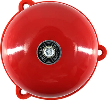 AC110V 100mm 4 polegadas de Diâmetro Escolas de Alarme de Incêndio de Forma Redonda Elétrico de Bell Vermelho