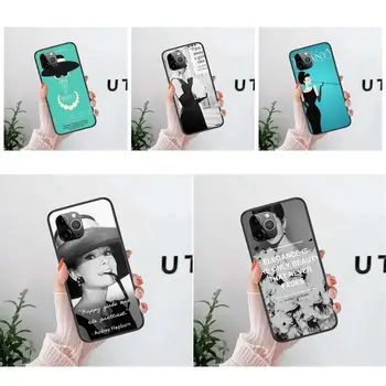 Audrey Hepburn Azul Chiclete Para Samsung S10 S10E S20 S21 S22 S30 2020 FE Lite Plus Ultra 5G de Telefone de Protecção Sacos