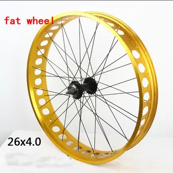 bicicleta elétrica rodas novas, 26 de 4.0 polegadas de gordura de neve bicicleta de rodas 135/190 Cubos de Gordura rodas de Bicicleta 36holes 18/21/24 velocidade de rotação de 26 polegadas