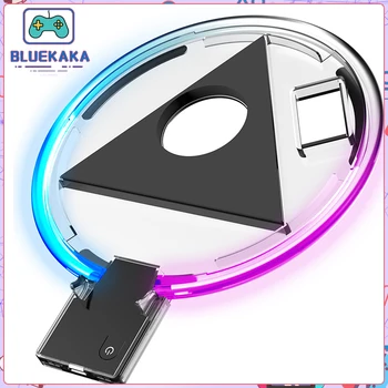 BLUEKAKA Ajustável RGB da Base de dados de DIODO emissor de Luz Ambiente Stand Horizontal Vertical Stand para PS5 Console Barra de Luz Acessórios de Jogos