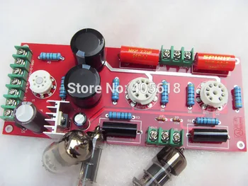 Buffer 6N3+6Z4 Tubo de SRPP pré-Amplificador Amplificador de placa Pré-amplificador de Áudio Versão 2.0 frete grátis