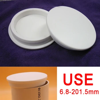 Buraco Tampões de Borracha de Silicone de Supressão de Mascaramento de Acabamento em Pastilhas, BRANCO=6,8 mm~201.5 mm opcional, Buraco Caps Batoques T-tipo de Rolha