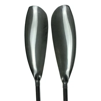Carbono de alta qualidade Caiaque, paddle na Asa Lâmina Oval Com o Eixo de 10 cm de comprimento de ajustamento e de Livre saco-P14-MED(novo épico da lâmina)