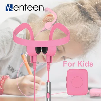Crianças Osso Condução de Fone de ouvido Bluetooth 5.0 sem Fio 3.5 Jack de Áudio Fones de ouvido 8GB de Memória MP3 Player Fone de ouvido para a Aprendizagem