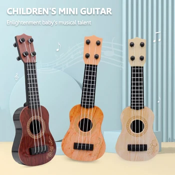 De 21 polegadas Ukulele 4 Seqüência de Mini Guitarra Dons Musicais Instrumentos de Educação infantil de Brinquedos para Crianças Iniciantes Cavaquinho Guitarra Brinquedos