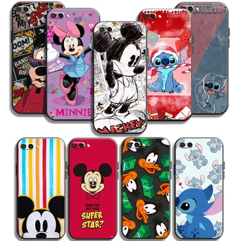 Disney Stitch MIQI Casos de Telefone Para o Huawei Honor Y6 Y7 2019 Y9 2018 Y9 Primeiro-2019 Y9 2019 Y9A Casos Tampa Traseira