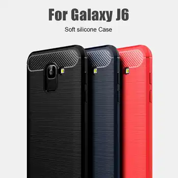 Donmeioy À Prova De Choque Soft Case Para Samsung Galaxy J6 Tampa Da Caixa Do Telefone