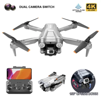 Drone 4K Profesional GPS 5KM Dron Dupla HD Quadcopter Com Câmera de 360 Evitar Obstáculos 5G wi-Fi Mini Drones Com Câmera HD 4K
