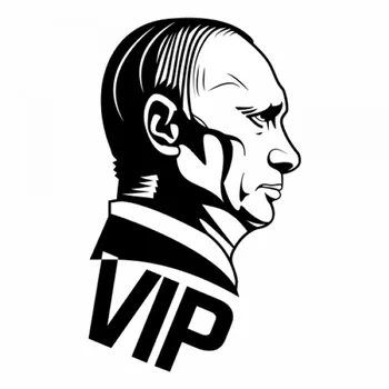 Engraçado Russo, Vladimir Putin, Adesivo De Carro Telhado De Decoração De Janela De Pára-Brisa Traseiro Rússia Tema Decalque Adesivos Waterproof30x18cm