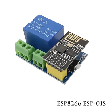 ESP8266 ESP-01 5V wi-Fi Módulo de Relé de Coisas de Casa Inteligente Interruptor de Controle Remoto Para o Arduino ESP8266 ESP-01 Controlador LED Módulo