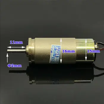 FAULHABER 1524E009S Precisão de 15mm Coreless Redutor de Engrenagens do Motor de DC12V 140RPM DIY Robot/Carro Inteligente 141:1