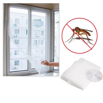 Flyscreen Cortina de Insetos Mosquito Janela de Tela de Malha para a Cozinha da Janela do Quarto Líquido de Malha Auto-adesivo Anti-mosquito da Porta Voar Ne