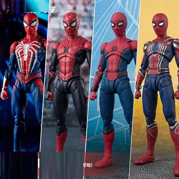 Homem-aranha Figura Disney, Marvel Avengers Longe De Casa Série SHF Homem Aranha Figura de Ação do PS4 Aranha Jogo Edition Brinquedos Boneca