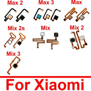 Impressão digital Botão Home Flex Cabo Para o Xiaomi Mi Mix Max 2 2 3 Menu de Tecla de Retorno Sensor de Reconhecimento de Fita Flex Peças de Reposição