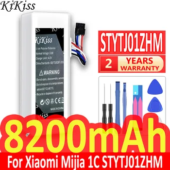 KiKiss Bateria 8200mAh Robô Aspirador de pó 1C Bateria para Xiaomi Mijia 1C STYTJ01ZHM Robô Aspirador Aspirador de Mop