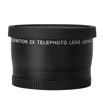 Lightdow 52mm 2.0 x Lente de Telefoto Associadas Lente Original para Câmera com Lente de 52mm UV filtro de Thread
