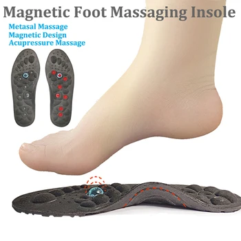 Magnético Massagem De Acupressão Palmilha Metarsal Massageando Pad Magneto Terapia Pé De Acupuntura De Pontos De Apoio Do Arco Do Pé De Cuidados De Palmilhas