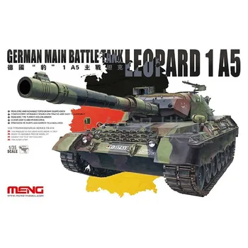 Meng Modelo TS015 1/35 alemão MBT Leopard 1A5 Modelo de Kit para Montar
