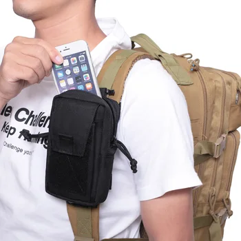Militar Molle Bolsa De Tática Cintura Saco De Ombro Telefone Pack De Esportes Ao Ar Livre, Caminhadas Acessórios Ferramenta De Caça Edc Cinto De Ferramentas, Sacos De