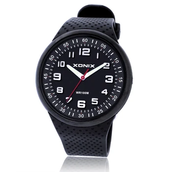 Moda, Relógios Mens Top de Marca de Esportivos de Luxo, Relógios Impermeável 100M Relógio de Quartzo de Natação Mergulho Lado do Relógio Montre Homme