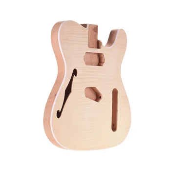 Muslady TL-FT03 Inacabado Corpo de Guitarra de Madeira de Mogno em Branco Guitarra Barril para TELE Estilo de Guitarras Peças DIY