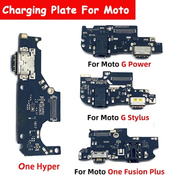 Novo Carregamento USB Placa de Conector da Placa do cabo do Cabo flexível da Porta de ligação Para Moto G 5G / G Caneta / G / Play em Uma Ação de Uma Fusão Plus