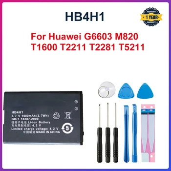 Novo HB4H1 3,7 V 1000mAh 3.7 Wh de Alta Qualidade Substituição da Bateria do Li-íon para a Huawei G6603 M820 T1600 T2211 T2281 T5211