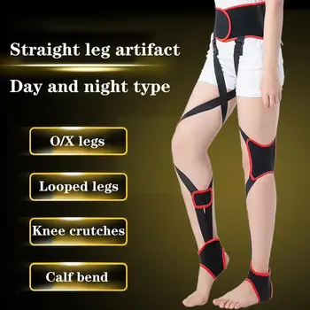 O/x Tipo de Pernas Correção Cinto Postura do Corretor de Joelhos, Cintura, Perna de Forma a Correia de Banda de Alisamento Curativo Para crianças-Crianças, Adultos D6f7