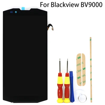 Original Blackview BV9000 BV9000 Pro Visor LCD e a Tela de Toque conjunto do Digitador da Tela de Substituição +Ferramentas