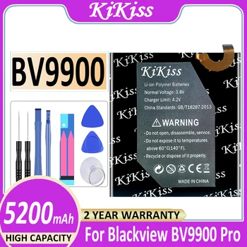 Original KiKiss 5200mAh Bateria para Blackview BV9900/BV9900 Pro BV9900Pro Bateria