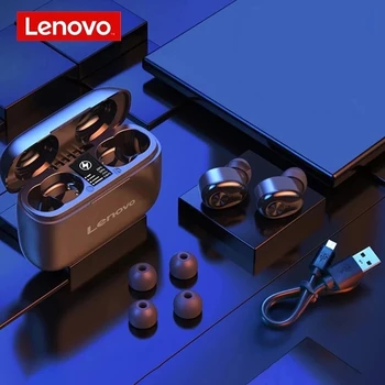 Original Lenovo HT18 TWS Fones de ouvido Bluetooth Display LED sem Fio de Fone de ouvido Impermeável Earbud Sono Aparelhagem hi-fi Fone de ouvido Estéreo com Microfone