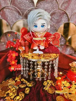 PALAVRA DE HONRA Zhang Zhehan Zhou Zishu 20cm de Pelúcia Boneca Vestir Brinquedo