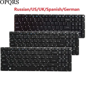 para Acer Aspire F15 F5-521 F5-571 F5-571T F5-571G F5-572 F5-572G F5-572T russa RU/EUA/reino UNIDO/SP espanhol/alemão GR teclado do laptop