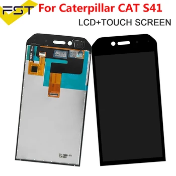 Para Caterpillar S41 Display LCD+Touch conjunto do Digitador da Tela de lcd de Substituição de Peças Caterpillar S41 Sensor de LCD